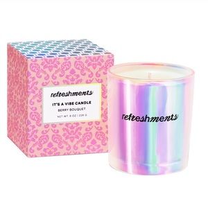 Refreshments It’s a Vibe Candle - Berry Bouquet